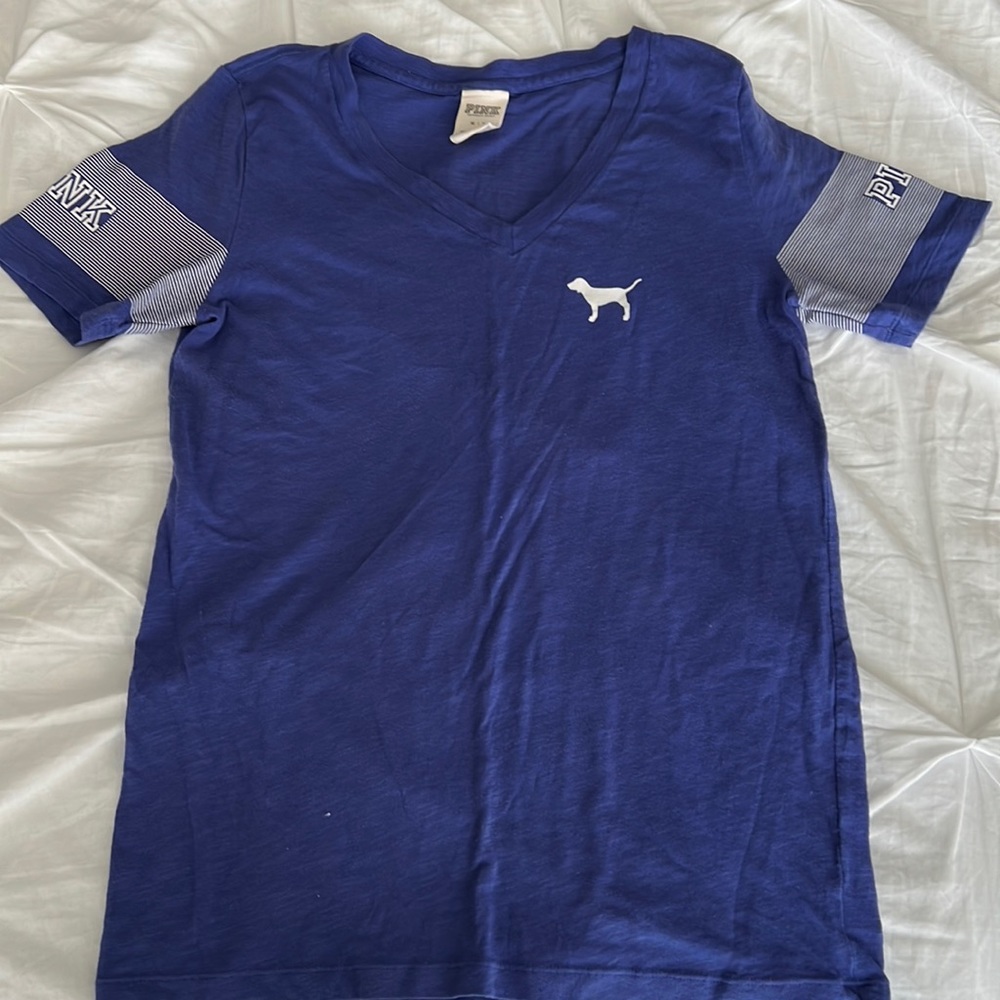 PINK Blue/purple T-shirt size M
